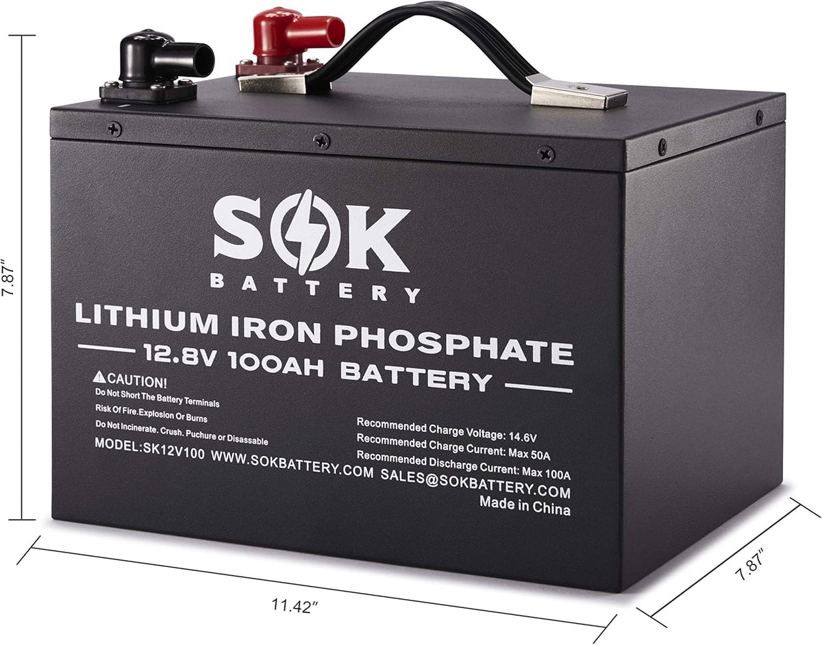 100Ah 12V LiFePO4 Deep Cycle Battery I363