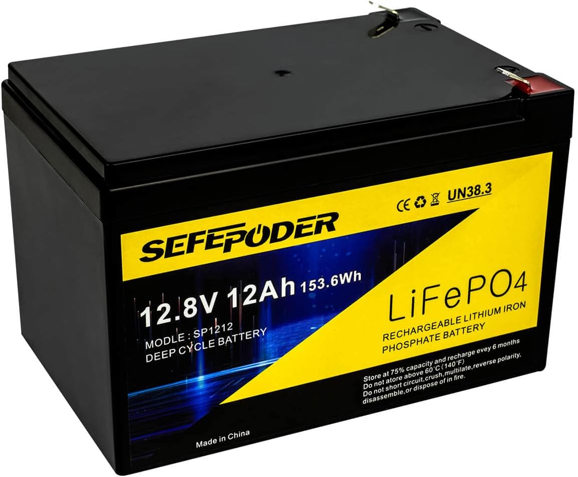 12V 8Ah Lifepo4 Lithium Ion Rechargeable Battery 2 Pack G979