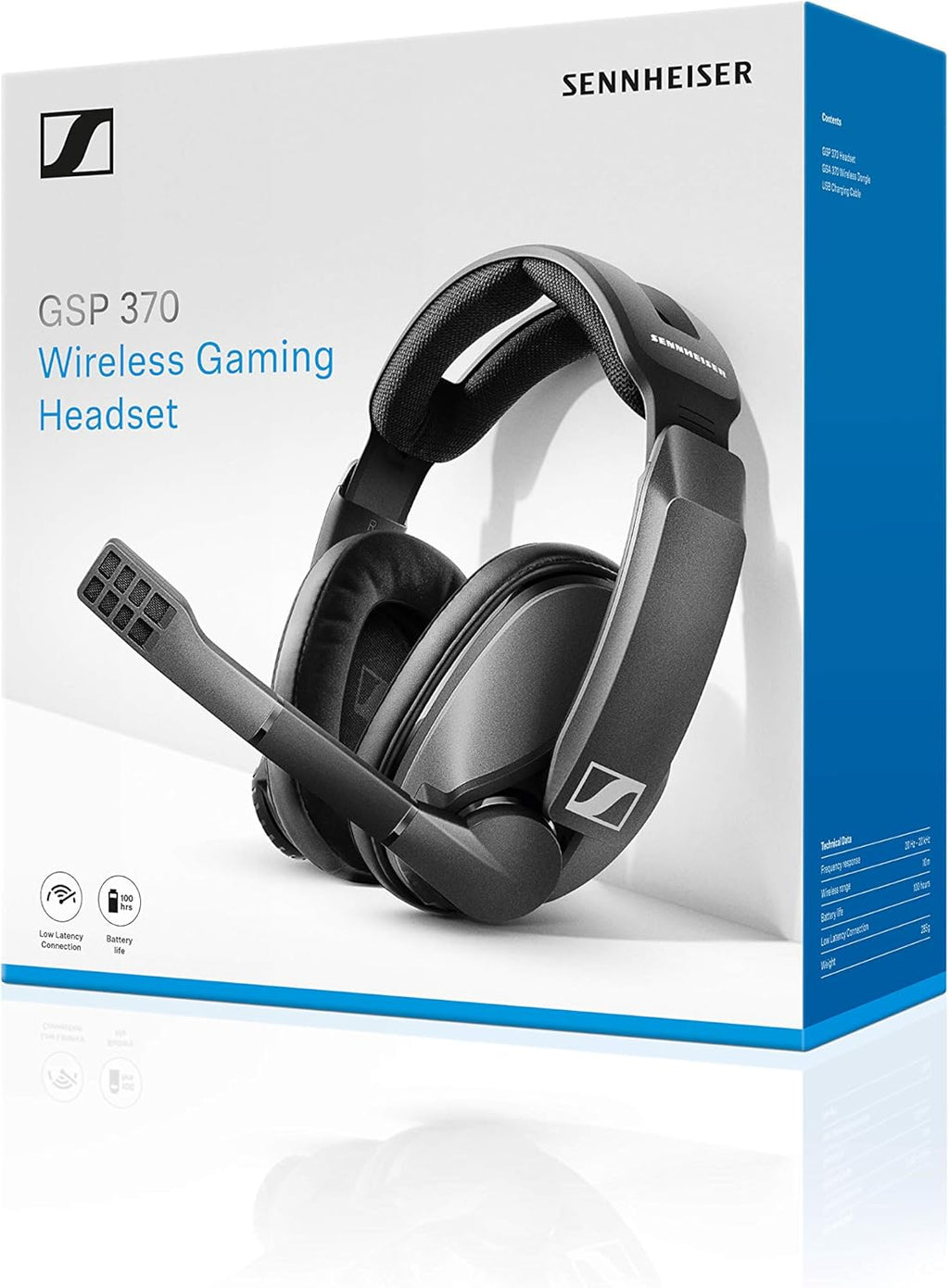 Black Over-Ear Wireless Gaming Headset N37326
