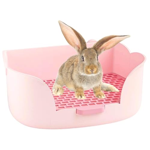 Rabbit Litter Box Corner Litter Bedding Box W956