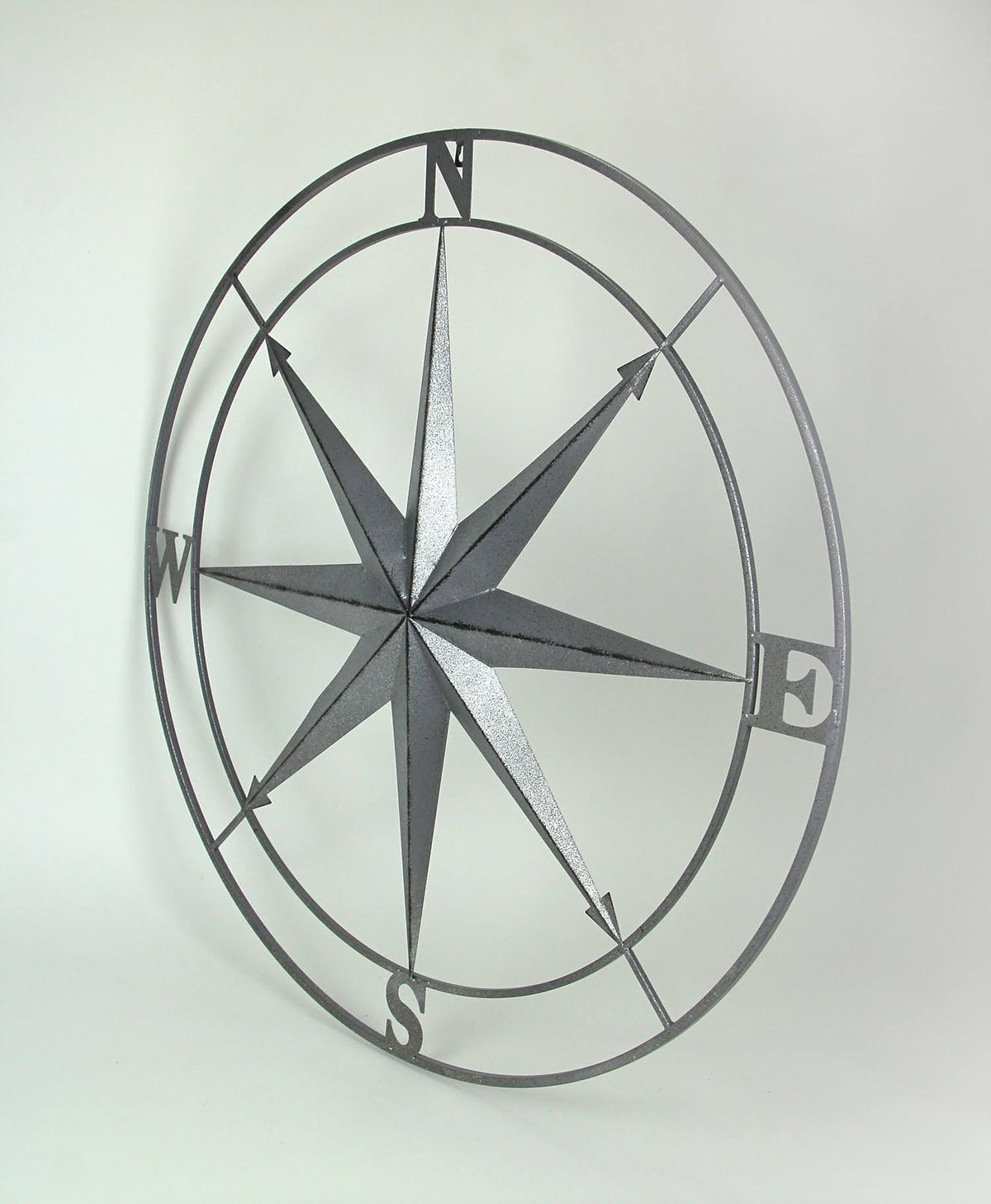 Metal Compass Rose Wall Hanging 36 in. Y7221