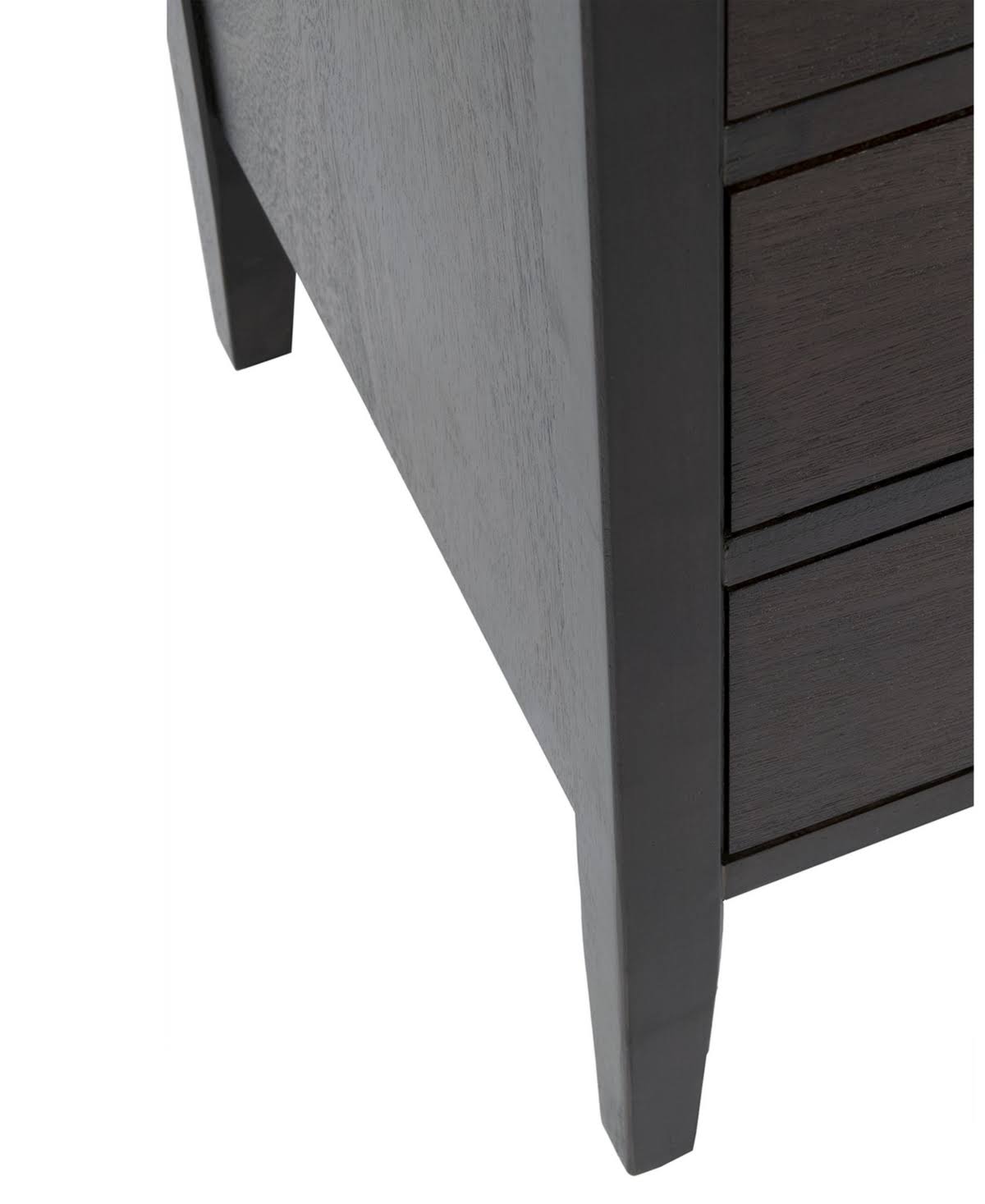 Acacia Wood Rectangle Accent Table Brown Q5036