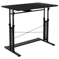 Black Rectangular Sit/Standing Desk N73275