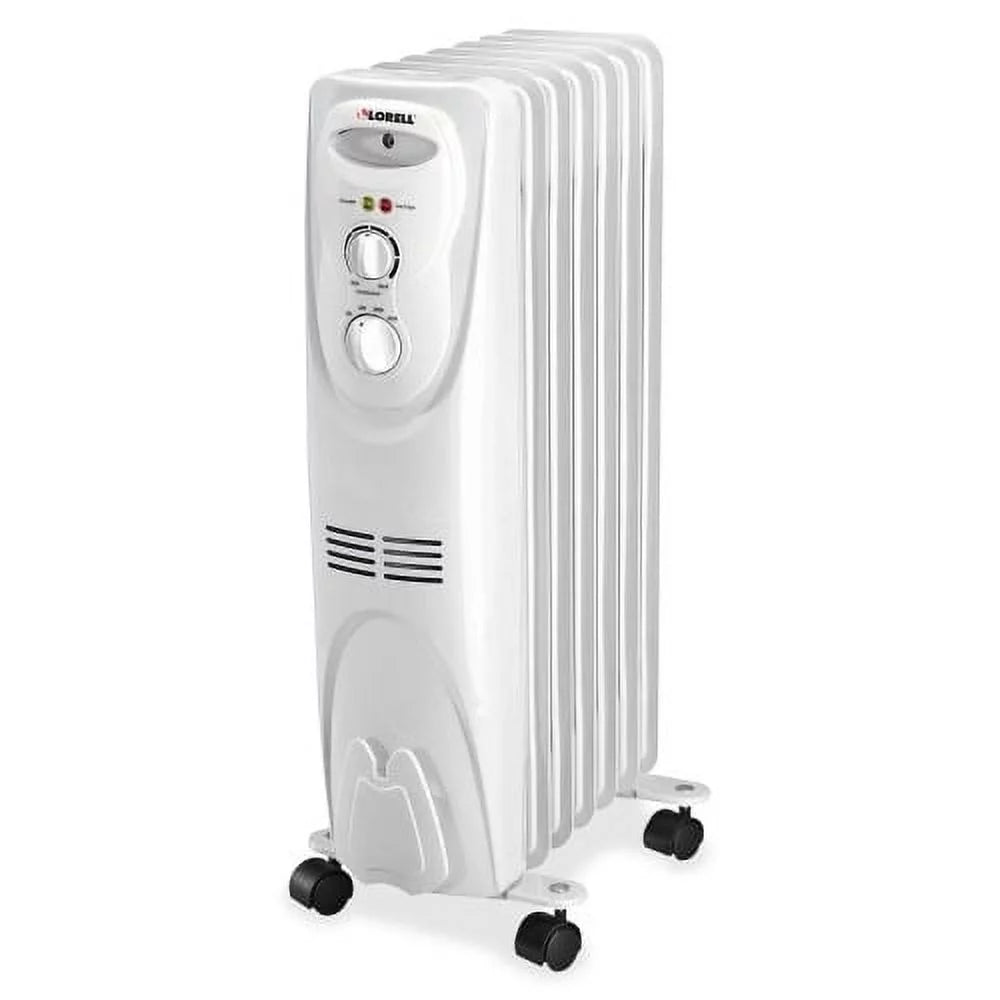 1500 Watt 3-Setting White Oil Filled Electric Heater J5679