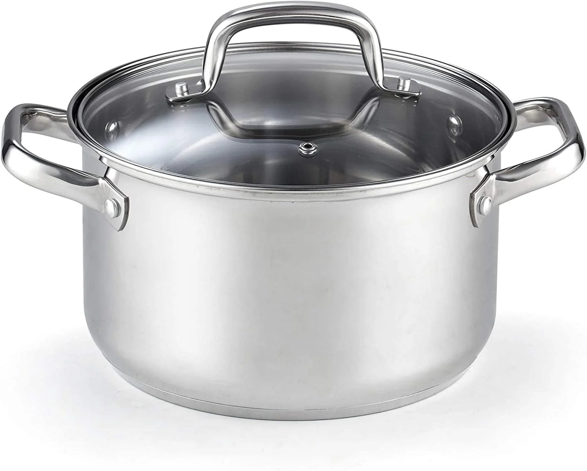 8-Piece Stainless Steel Induction Cookware Set F763