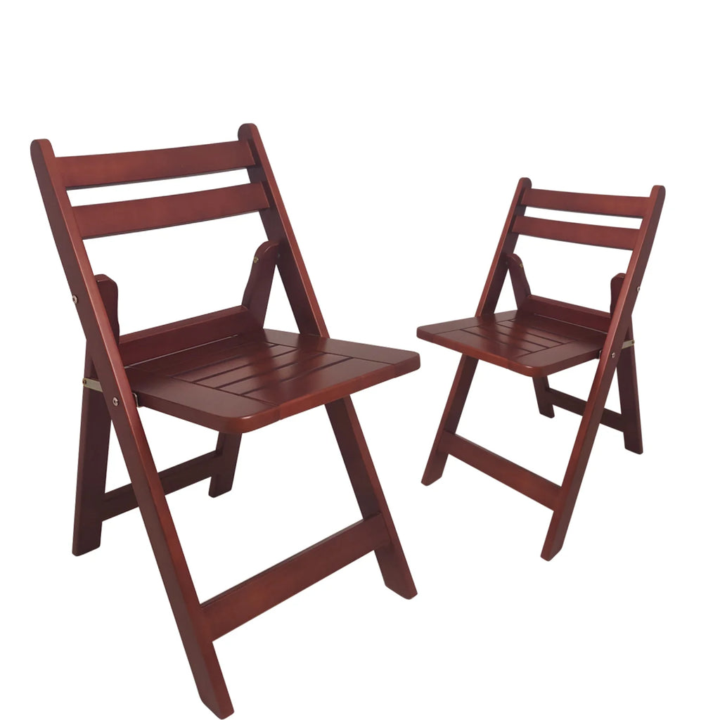 Wood Folding Chair Set of 2 B913