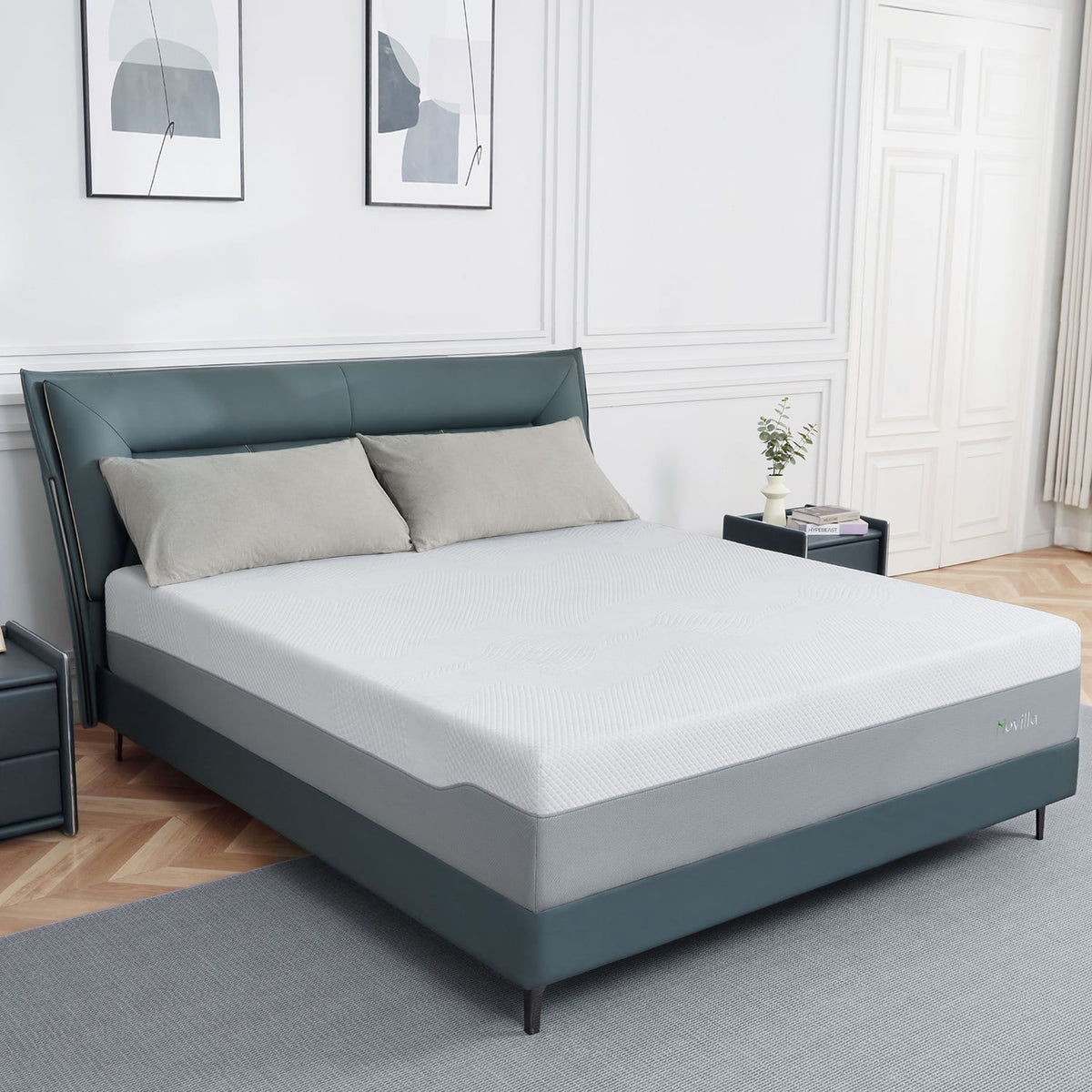 12 Gel Memory Foam Medium Firm Mattress, Full Size S14385