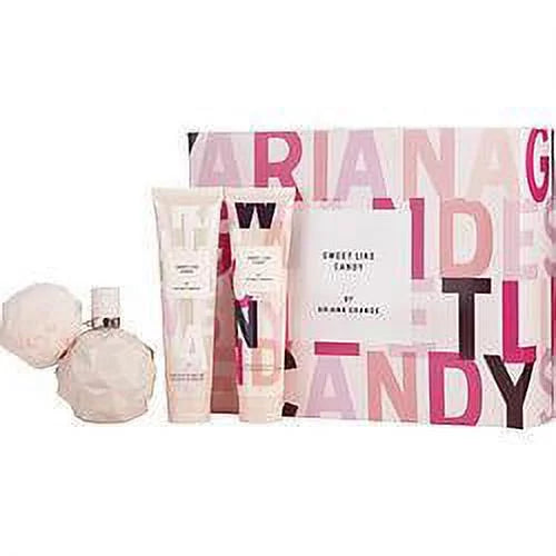 3 Pc 3.4 oz EDP Spray Body Souffle Bath Shower Gel Gift Set P2301