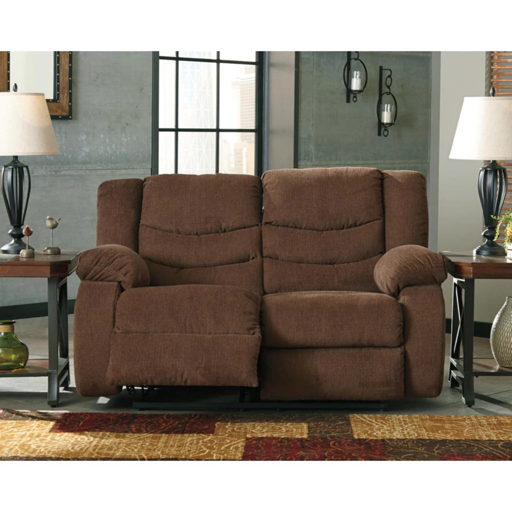 Mocha Reclining Loveseat P335