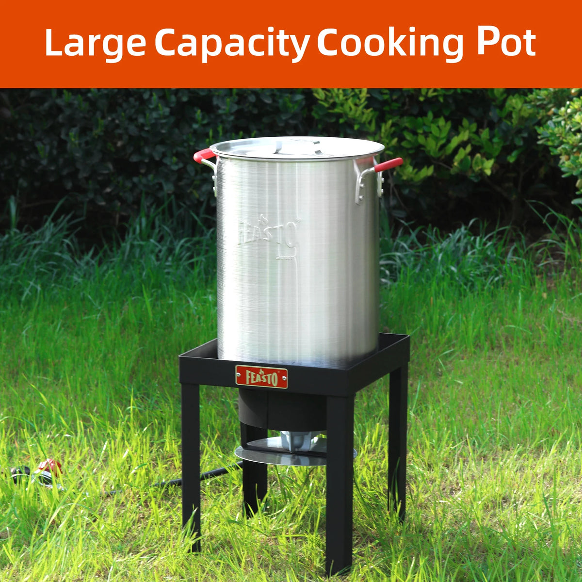 30QT Aluminum Turkey Fryer Seafood Boiler Set C29587