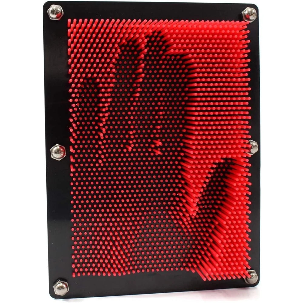 Red 3D Pin Art Board Toy W8455