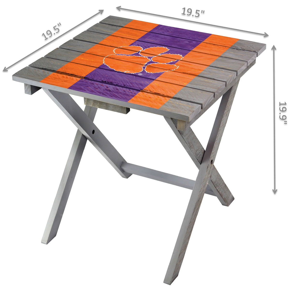 Gray Folding Adirondack Table Q130