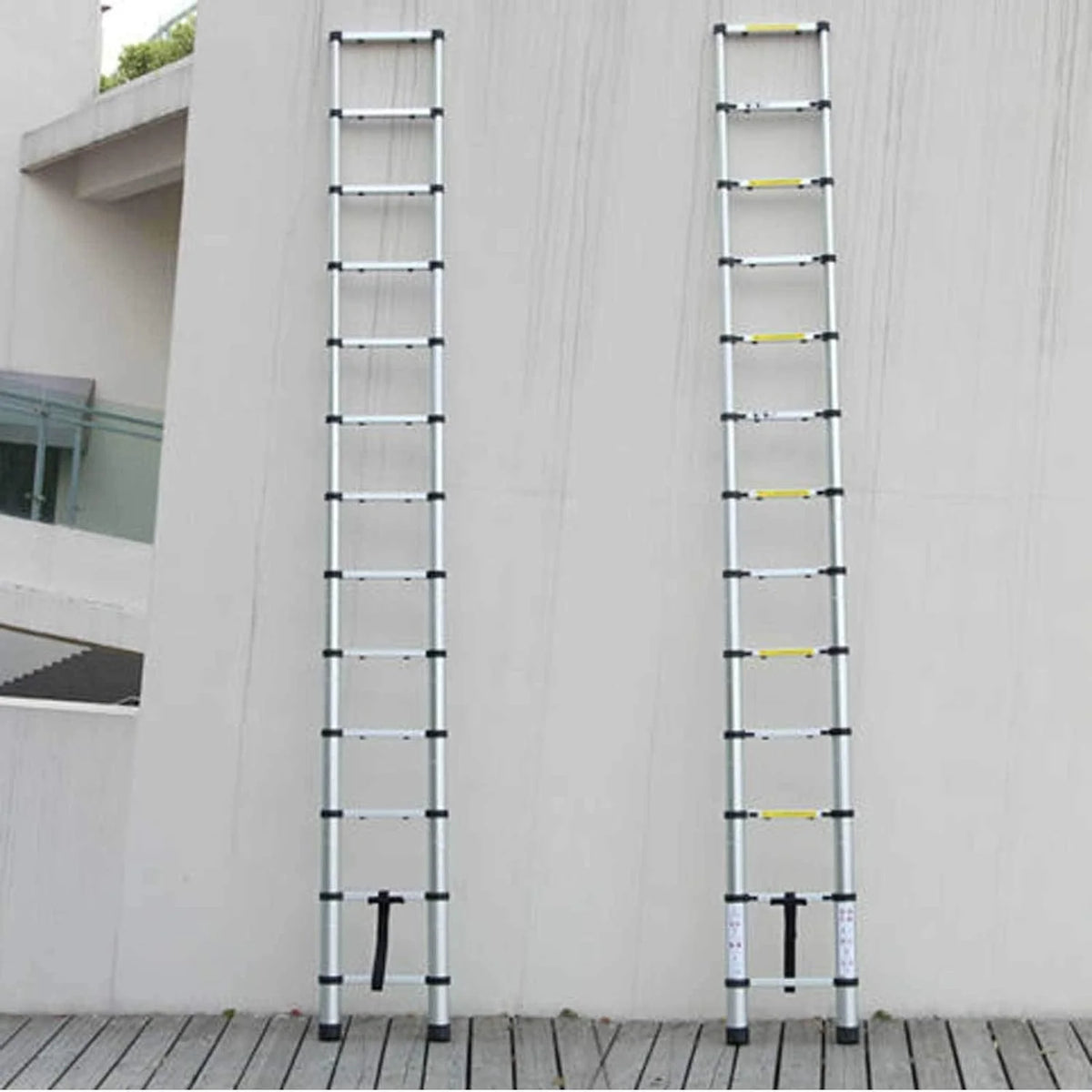 12FT Aluminum Telescoping Folding Ladder P235461