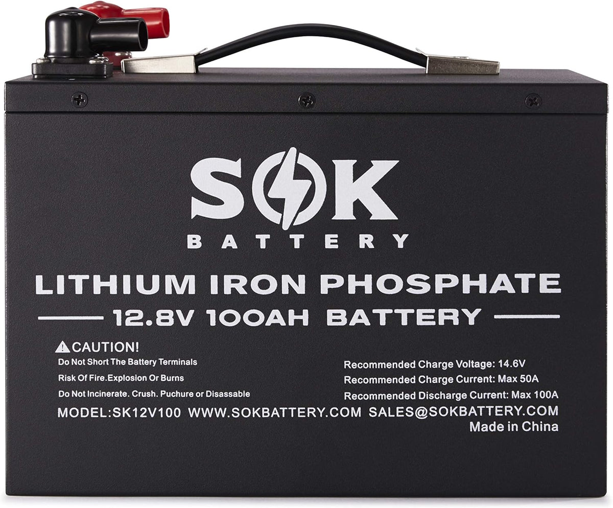 100Ah 12V LiFePO4 Deep Cycle Battery I363