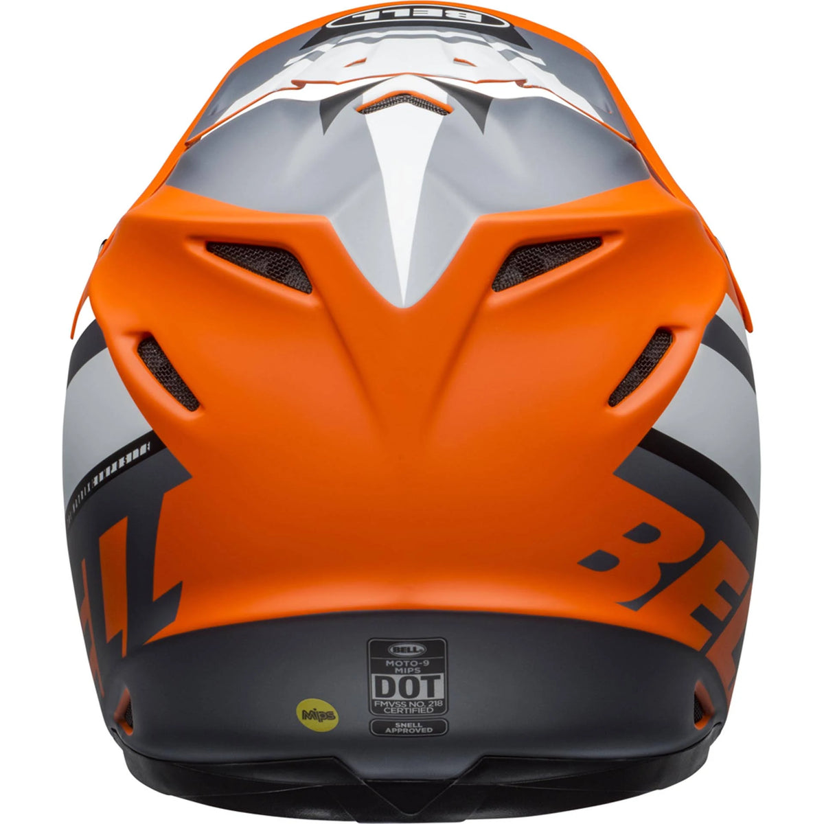 Orange/Black/Gray Moto-9 MIPS Helmet R1548