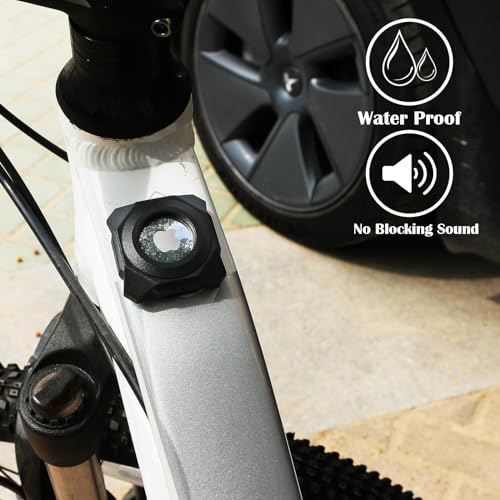 Black Waterproof Stick-On Mount Air Tag Case S388352