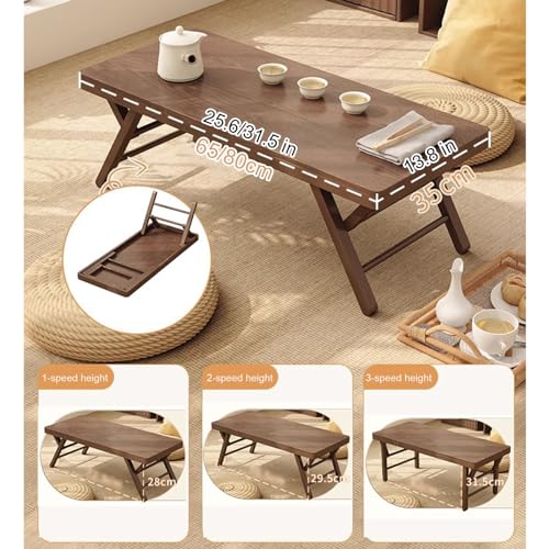 Bamboo Folding Low Table (65x35cm) U4107