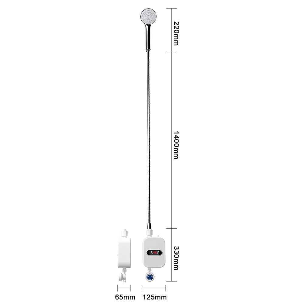 Tankless Water Heater 304 Stainless Steel Thermostatic N67865