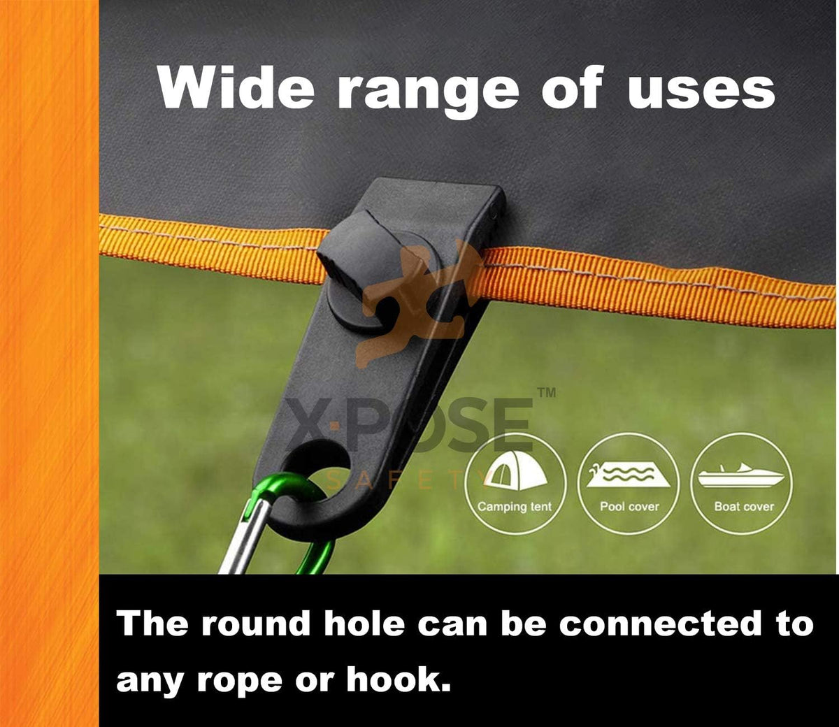 10 Pack Heavy Duty Reusable Tarp Clips B75545