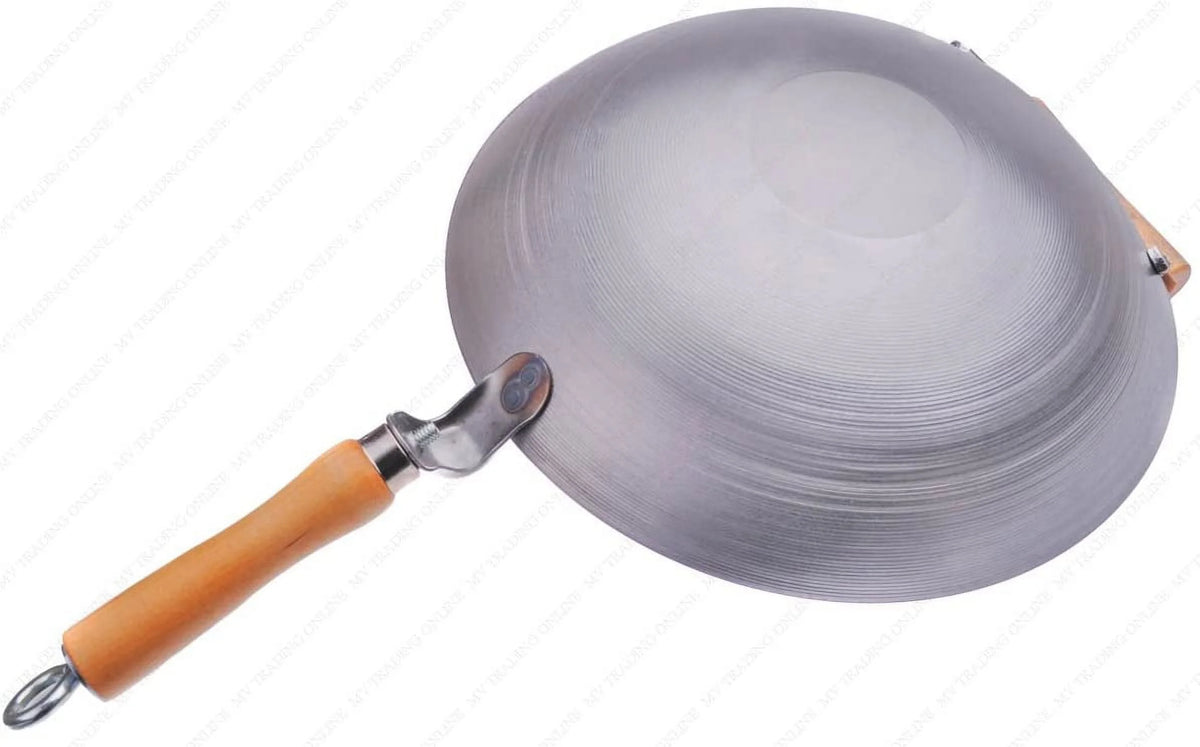 14 Inches Carbon Steel Wok with Helper Handle N275216