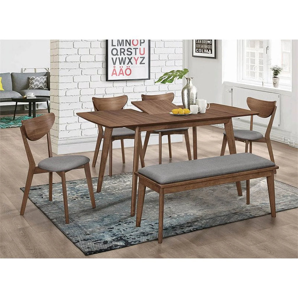 Extendable Dining Table in Natural Walnut T8962