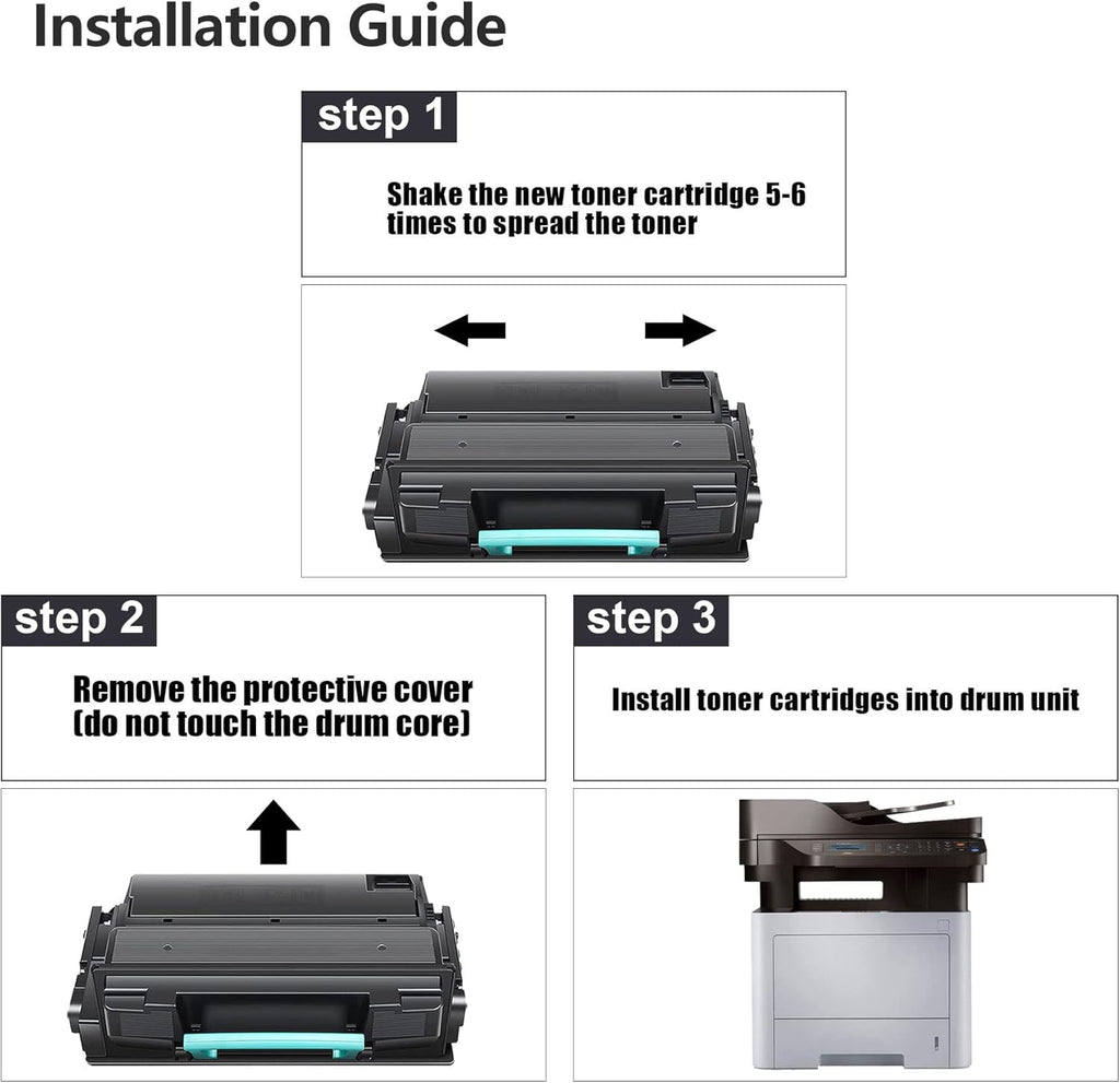 Compatible MLT-D203S Toner Cartridge 2 Pack Black A470108