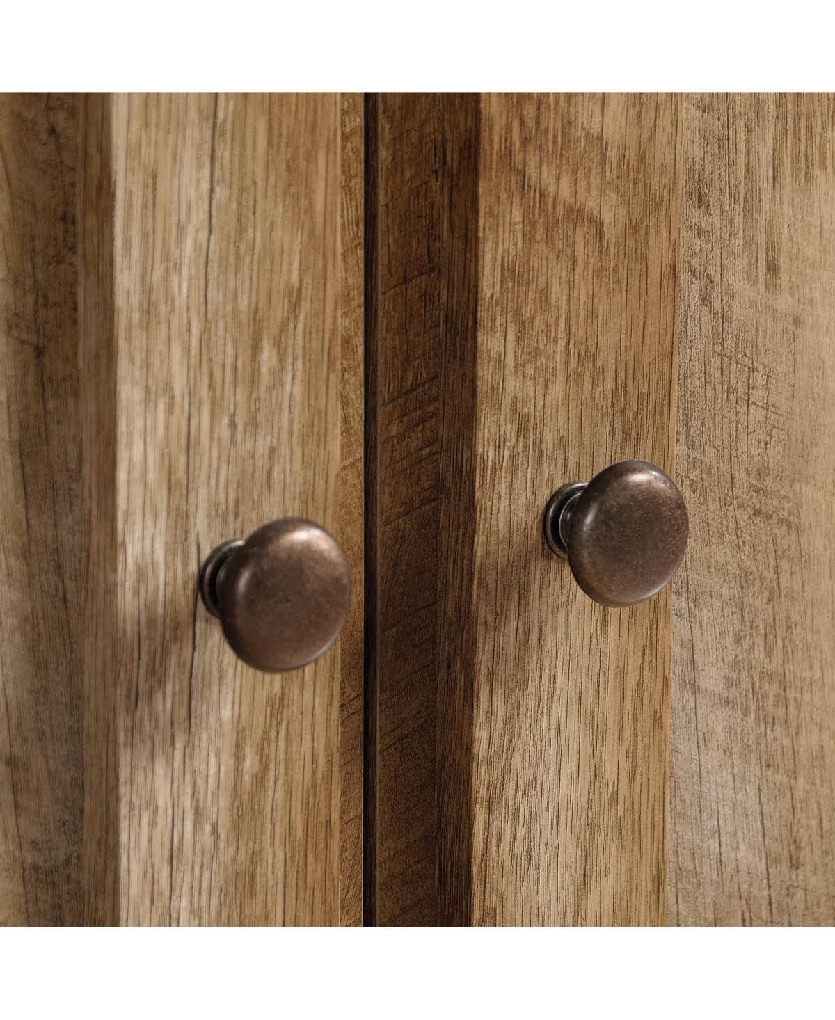 Craftsman Oak Library with Doors L448629