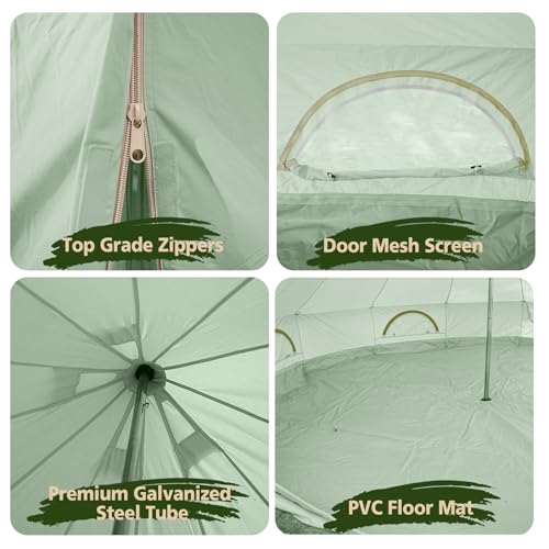 Cotton Canvas Waterproof Large Tent D484