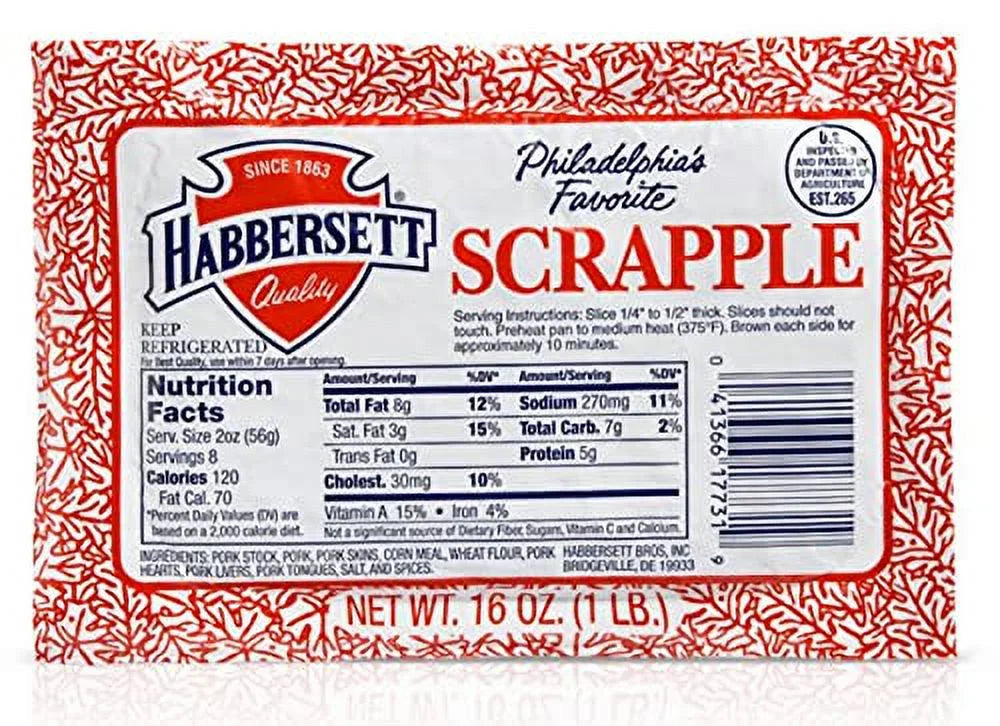 Scrapple (4 Pound Package) L880