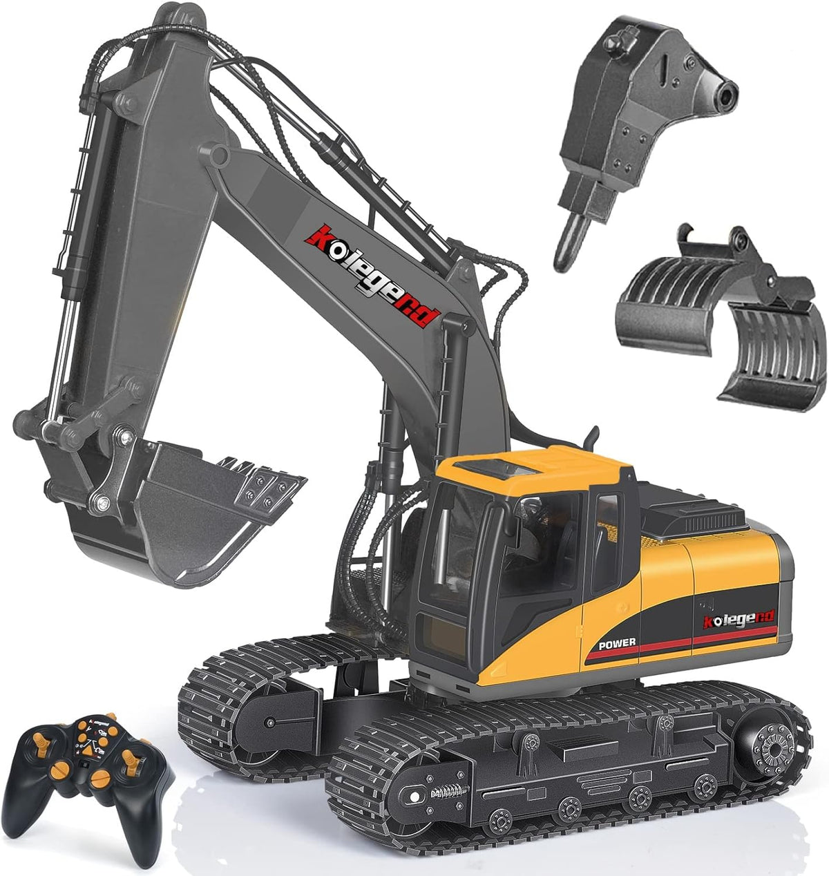 Remote Control Excavator Toy 1/14 Scale 15 Channel Construction Vehicle L9751