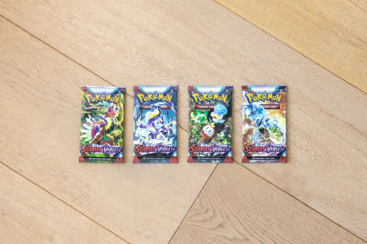 6 Booster Packs Pokemon Trading Card Game Bundle W99765