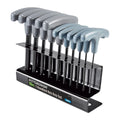 Metric T-Handle Hex Key Set, 10 Piece R87495