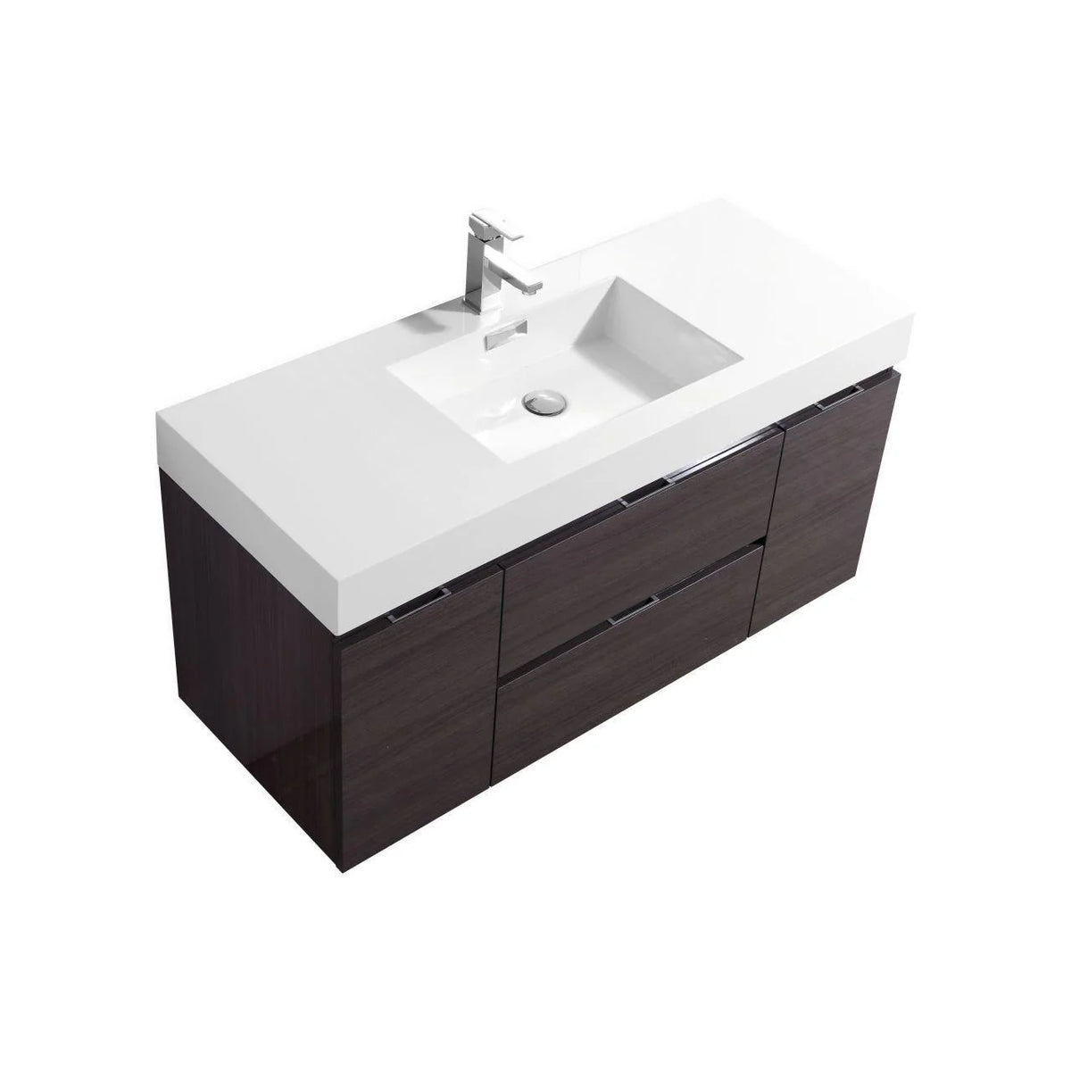 48 in. Wall Mount Modern Bathroom Vanity X856459