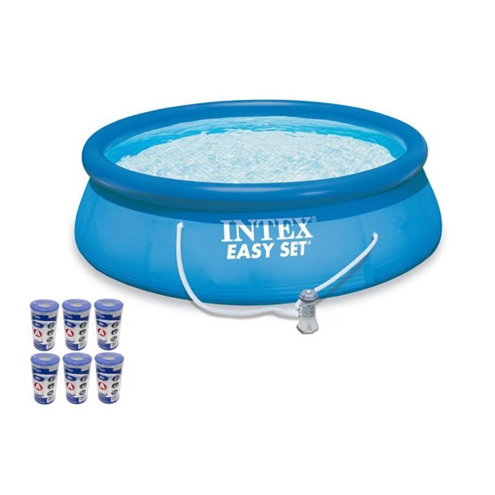 15' x 48 Above Ground Swimming Pool Kit with 6 Filters S2147