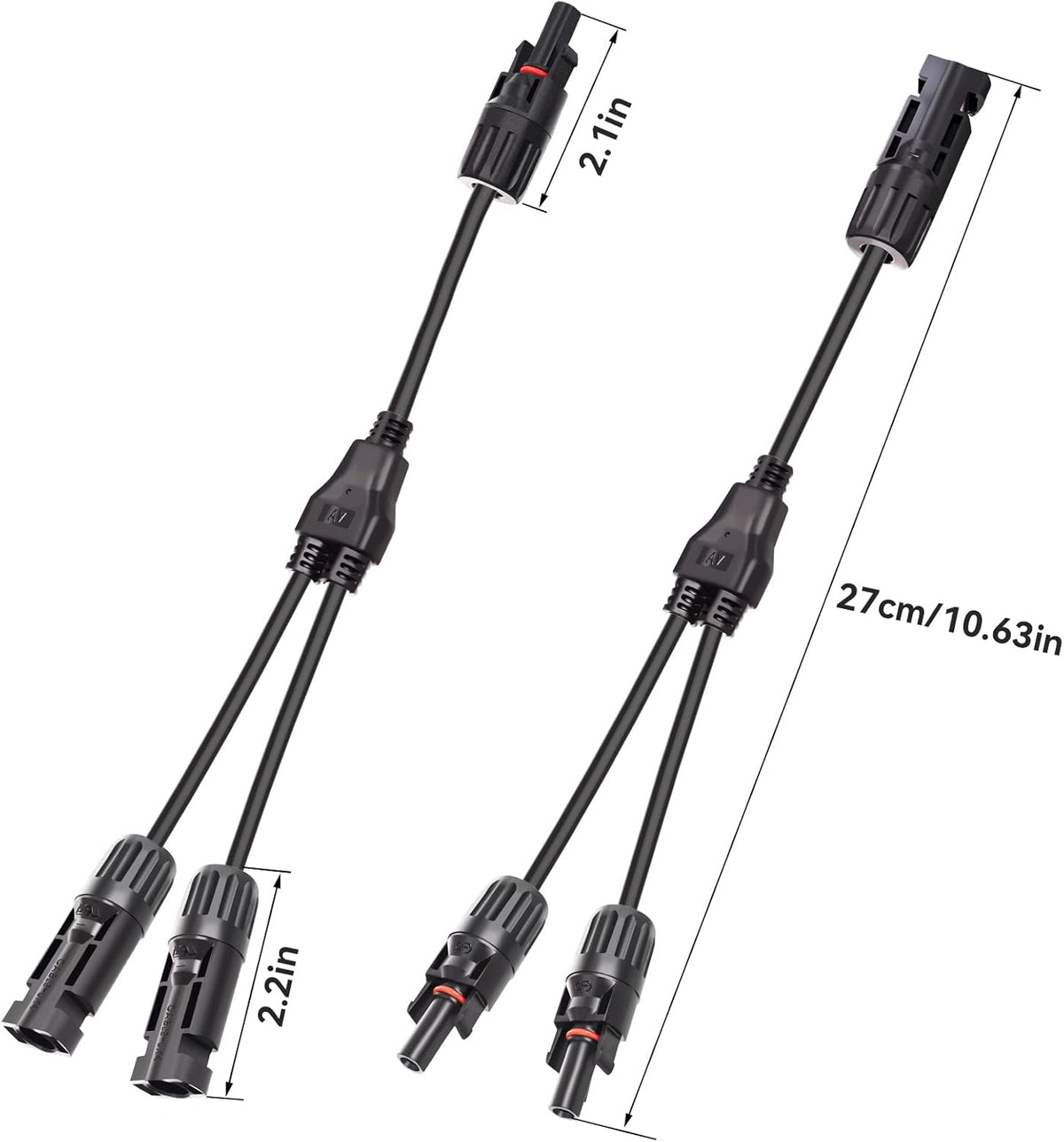 1 Pair Solar Panel Parallel Adapter T633