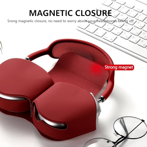 Black PU Leather Carrying Case for Headphones C483