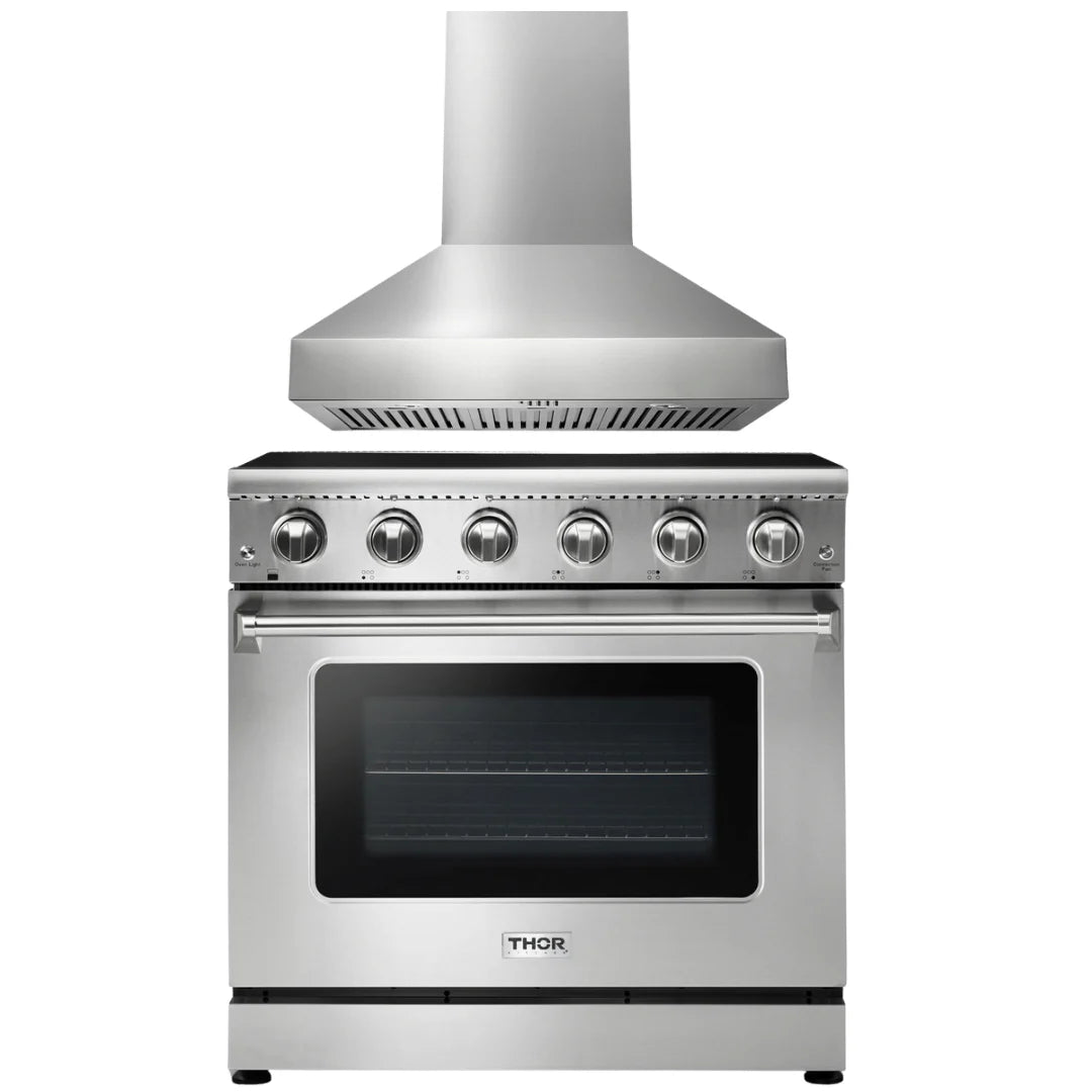 36 Electric Range and Range Hood C806