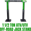1.5 Ton ATV UTV Jack Stands with Rack Bar Saddle K7817