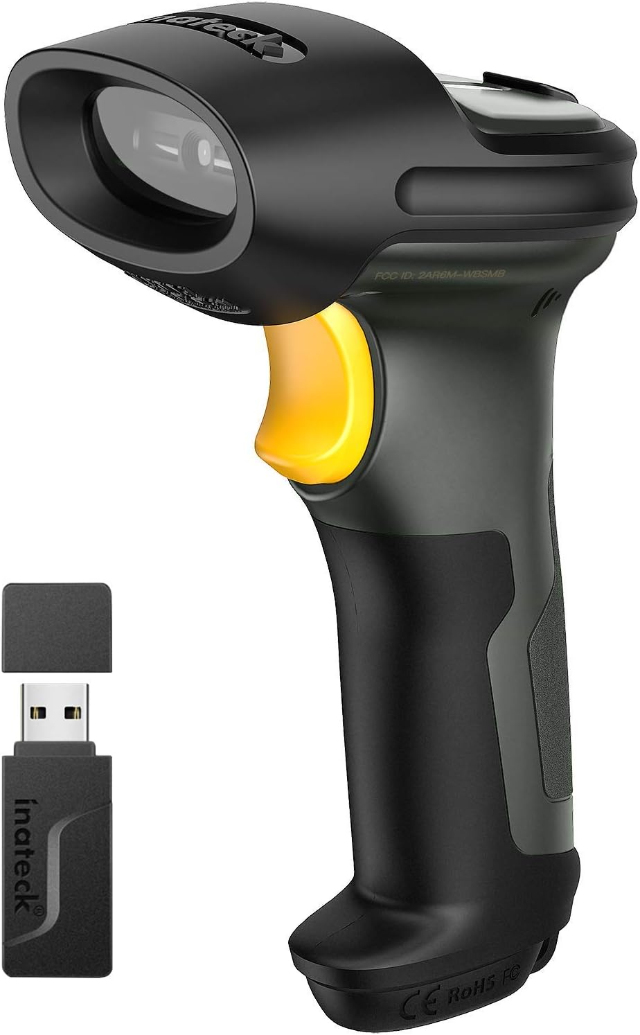 Wireless Barcode Scanner with Vibrating Function A453636