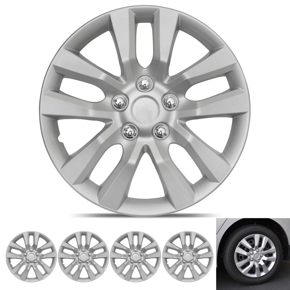 16 Inch Silver Replica Wheel Covers (4 Pieces) J66791