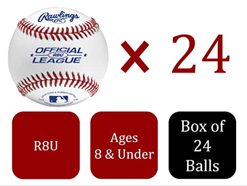 24 Count Official League Practice Baseballs O580470