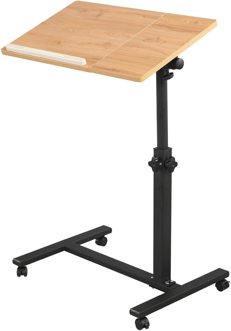 Rolling Laptop Table with Wheels B10584