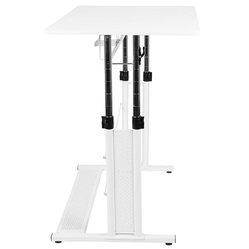 Black Rectangular Sit/Standing Desk N73275