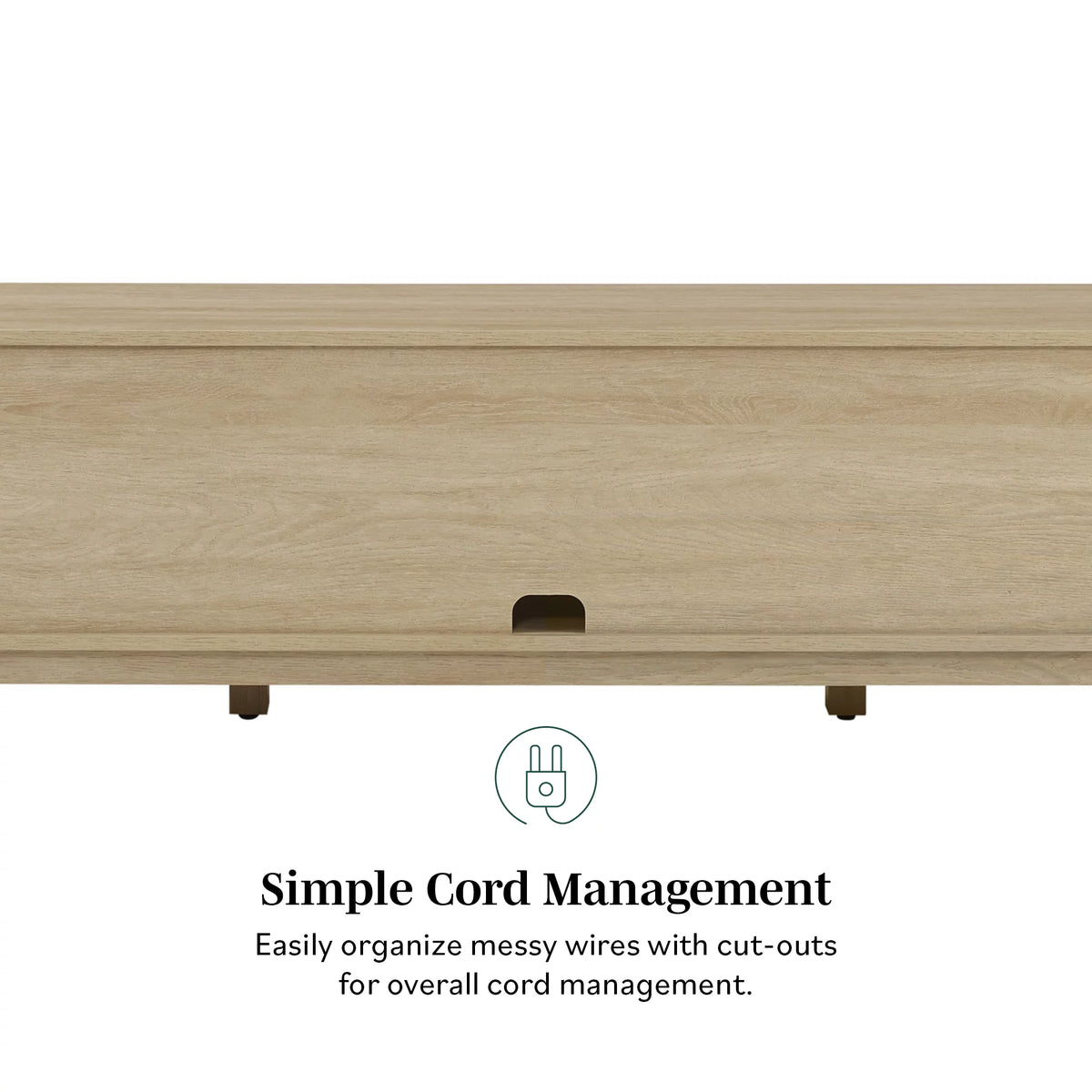 Contemporary 2-Door TV Stand E532651