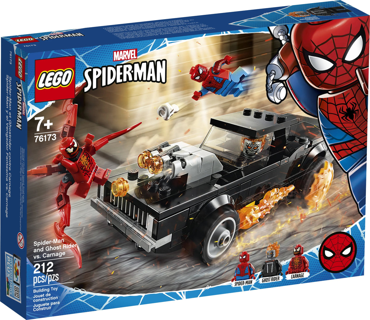 Spider-Man and Ghost Rider vs. Carnage Building Toy (212 Pieces) I51573