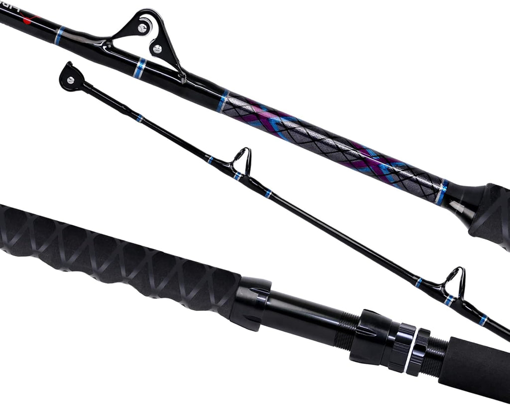 1-Piece 6-Feet Saltwater Deep Dropper Boat Fishing Rod Pack of 2 A36310