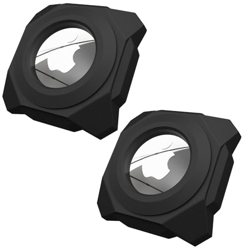Black Waterproof Stick-On Mount Air Tag Case S388352