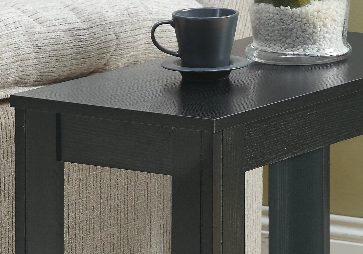 Black Transitional Rectangular Accent End Table C2599