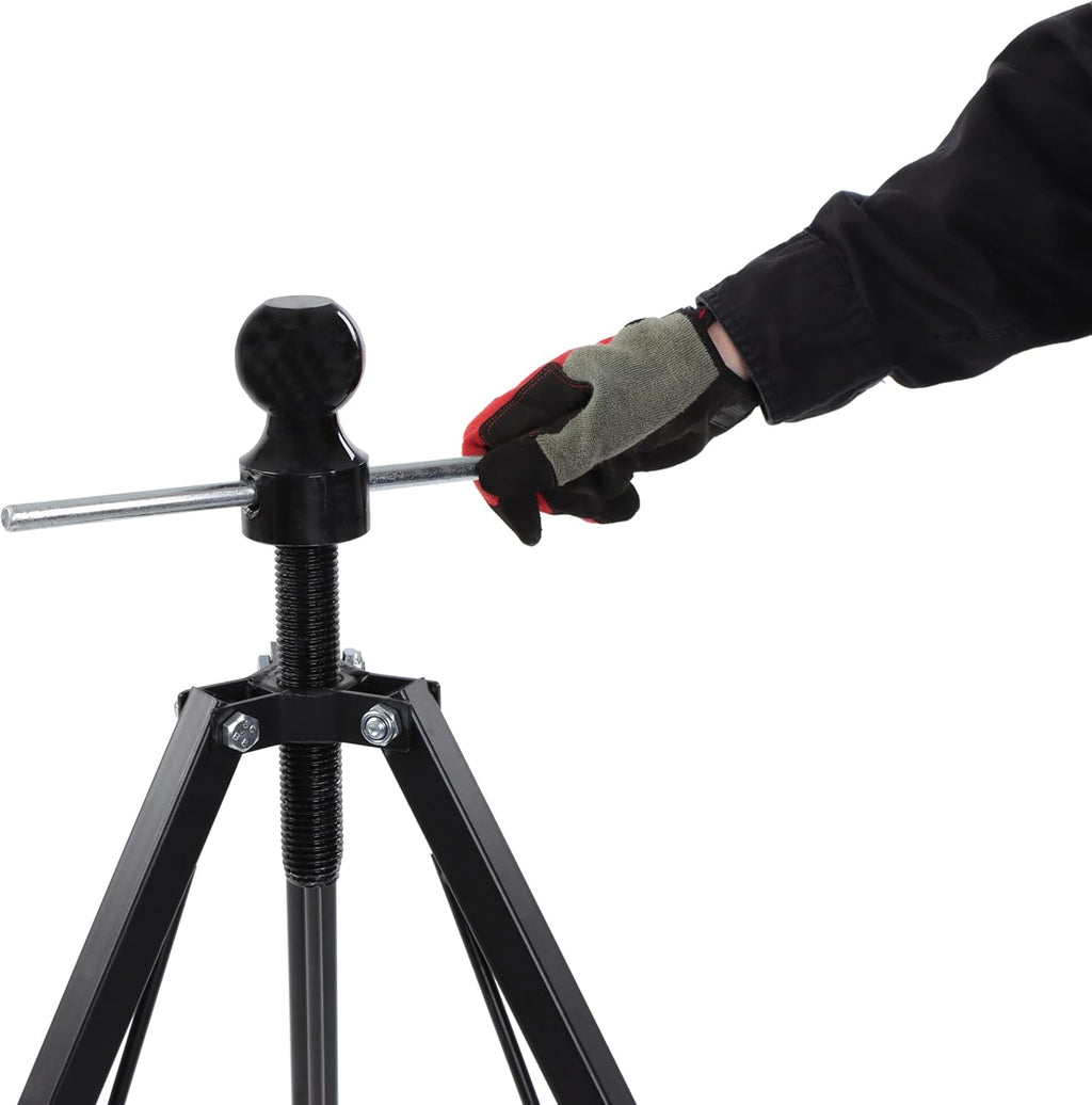 Gooseneck RV Stabilizer Tripod 2-5/16in Ball Joint 7500lb Cap 5th Wheel Adjustable Jack O2810