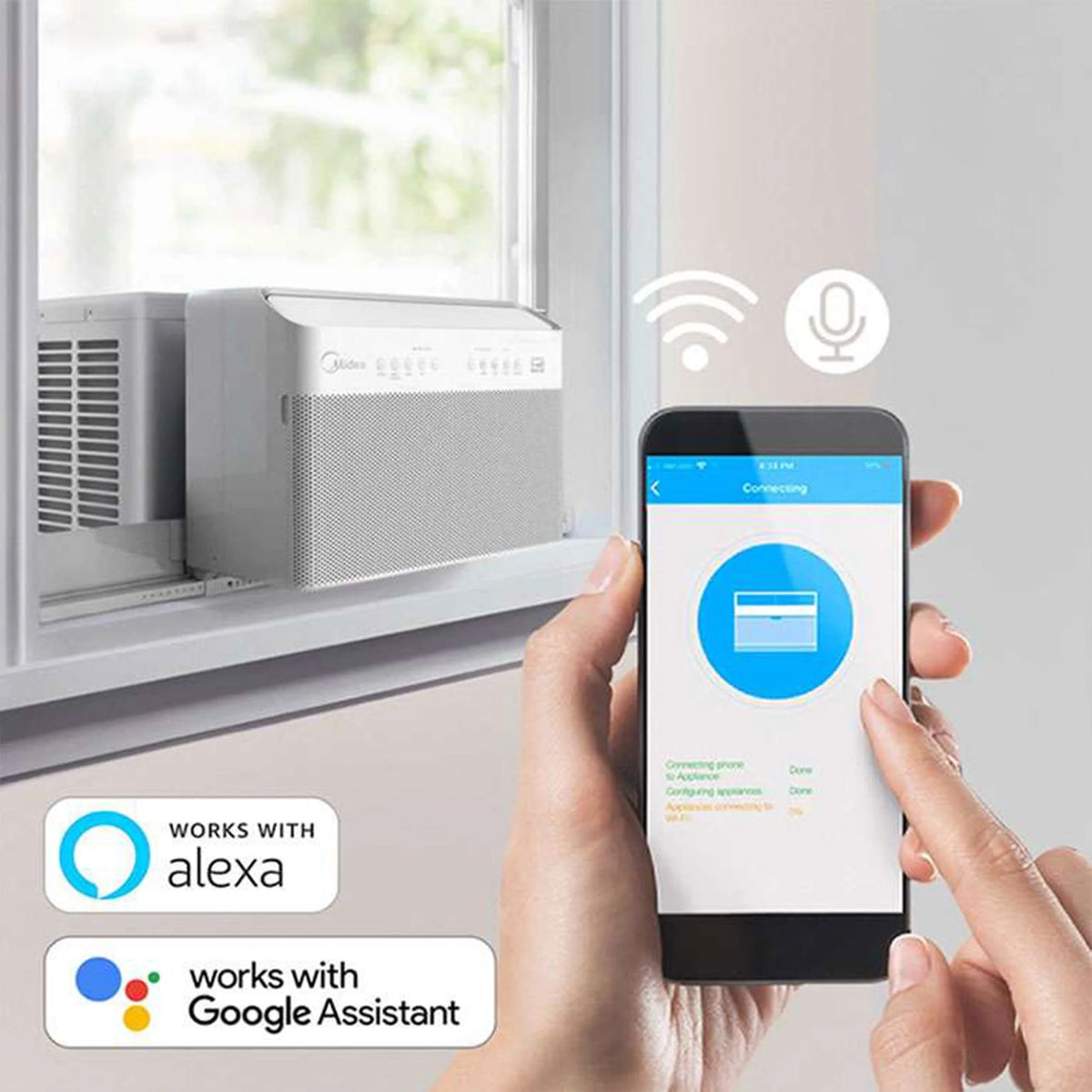 12,000 BTU U Shaped Window Air Conditioner H5416